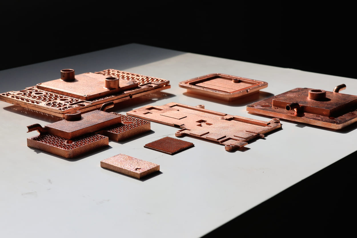 3d printed copper_slm 3d printing
